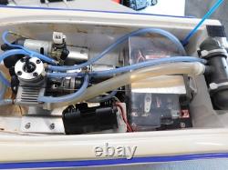 Vintage Traxxas Nitro Vee Boat For Parts Or Repair