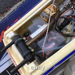 Vintage Traxxas Nitro Vee Model 3510 Rc Boat As Is For Parts Or Repair