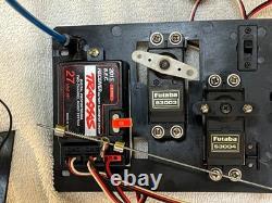 Vintage Traxxas Nitro Vee RC Boat Complete Without Hull Very Nice Parts