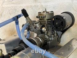 Vintage Traxxas Nitro Vee RC Boat Complete Without Hull Very Nice Parts