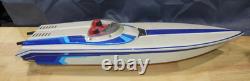 Vintage Traxxas Nitro Vee RC Boat For Parts Or Repair L@@K