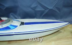Vintage Traxxas Nitro Vee RC Boat For Parts Or Repair L@@K