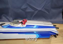 Vintage Traxxas Nitro Vee RC Boat For Parts Or Repair L@@K