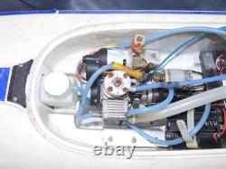 Vintage Traxxas Nitro Vee RC Boat For Parts Or Repair L@@K