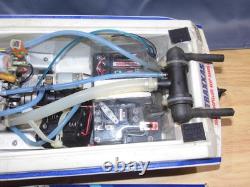 Vintage Traxxas Nitro Vee RC Boat For Parts Or Repair L@@K