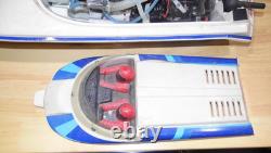 Vintage Traxxas Nitro Vee RC Boat For Parts Or Repair L@@K