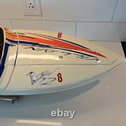 Vintage Traxxas Villain EX 31 RC Racing Boat Twin Motor 14.4V Project/Parts