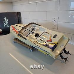 Vintage Traxxas Villain EX 31 RC Racing Boat Twin Motor 14.4V Project/Parts