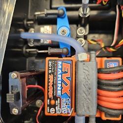 Vintage Traxxas Villain EX 31 RC Racing Boat Twin Motor 14.4V Project/Parts