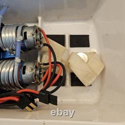 Vintage Traxxas Villain EX 31 RC Racing Boat Twin Motor 14.4V Project/Parts