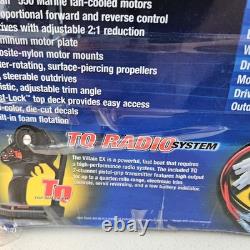 Vintage Traxxas Villain EX 31 RC Racing Boat Twin Motor 14.4V Project/Parts