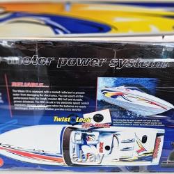 Vintage Traxxas Villain EX 31 RC Racing Boat Twin Motor 14.4V Project/Parts