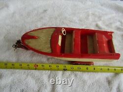 Vintage Truck Boat Trailer Tonka Clipper Plastic Ship Restore Parts Red White