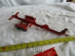 Vintage Truck Boat Trailer Tonka Clipper Plastic Ship Restore Parts Red White