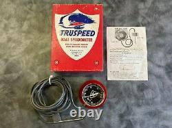Vintage Truspeed Boat Speedometer, accessories parts watercraft