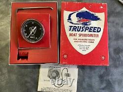 Vintage Truspeed Boat Speedometer, accessories parts watercraft
