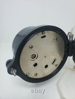 Vintage US Navy Mark I Boat Clock 1942 War Date Seth Thomas Rare Parts or Repair