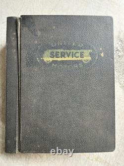 Vintage United Service Motors Small Engine Parts Catalog Binder Ford Marine Boat