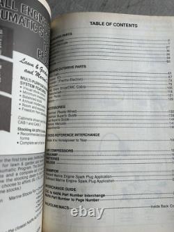 Vintage United Service Motors Small Engine Parts Catalog Binder Ford Marine Boat