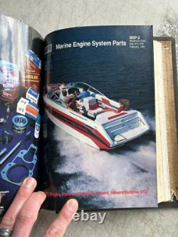 Vintage United Service Motors Small Engine Parts Catalog Binder Ford Marine Boat