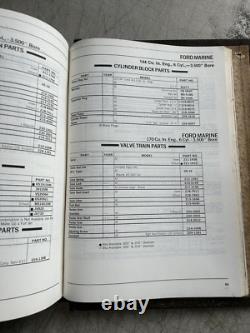 Vintage United Service Motors Small Engine Parts Catalog Binder Ford Marine Boat