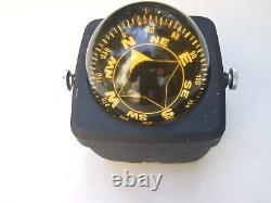 Vintage VISTA MARINE COMPASS Nautical Ship Metal Boat Parts Collectables