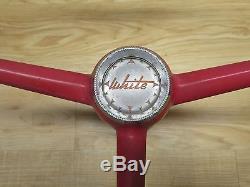 Vintage WC Wilcox Crittenden Boat Steering Wheel Helm & spool 15 diameter wheel