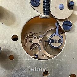 Vintage WWII Era US Navy Seth Thomas Mark I Boat Ships Clock Movement Ticks #14