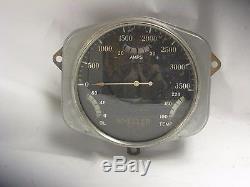 Vintage Wheeler Boat Gauge Tachometer Oil Temp Amps