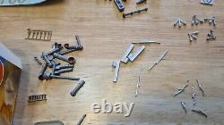 Vintage White Metal Model Boat / Ships Parts And Pieces Bundle For model Kits