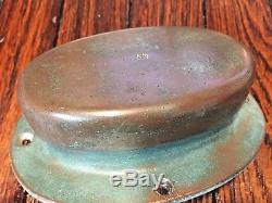 Vintage Wilcox Crittenden Anchor Chain Deck Pipe 6 1/2 Base, Beautiful Patina