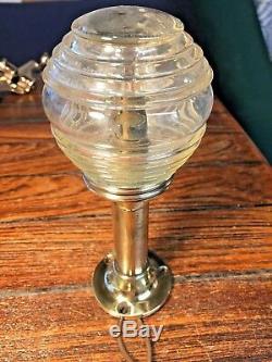 Vintage Wilcox Crittenden Beehive Stern Light, Chris Craft, Century. 7 Tall