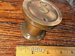 Vintage Wilcox Crittenden Bronze Snubbing Winch 2 1/8 Base, 2 1/8 Tall