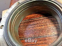 Vintage Wilcox Crittenden Old Cast Bronze 5 Round Porthole 7 3/4 Wide Flange