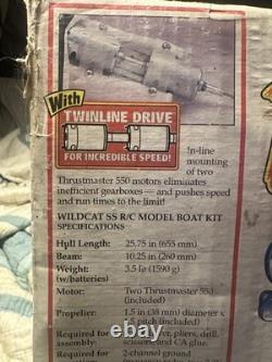 Vintage Wildcat Ss Gp Marine Speed Boat Upgraded Speed Controller Extra Parts