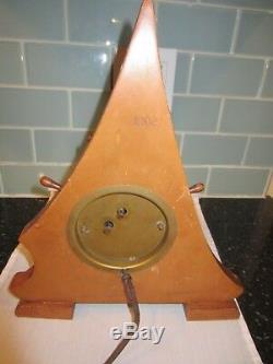 Vintage Windsor Sail Boat Clock Mantle Clock For Parts / Repair