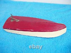 Vintage Wood Battery Operated Model Boat PARTS ONLY