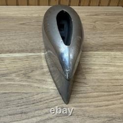 Vintage Wood Boat Bow lamp Light housing with flag mast mount base & parts