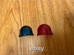 Vintage Wood Boat Bow lamp Light housing with flag mast mount base & parts