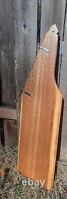 Vintage Wood Boat Rudder 39.5 With Schaefer Hardware Sailboat Parts Refurbished