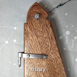 Vintage Wood Boat Rudder 39.5 With Schaefer Hardware Sailboat Parts Refurbished