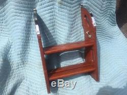 Vintage Wood (Wooden) Folding Boat Swim Ladder Chris Craft Owens Trojan Lyman