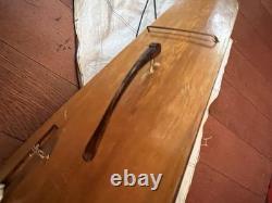 Vintage Wooden 85 Cup Racer 35 Pond Yacht Model Sailboat For Parts Or Restore