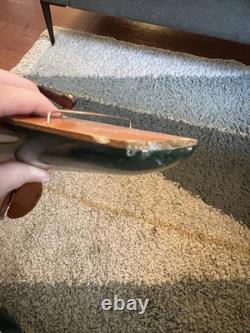 Vintage Wooden 85 Cup Racer 35 Pond Yacht Model Sailboat For Parts Or Restore