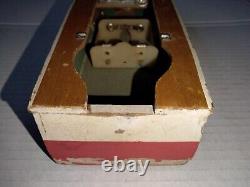 Vintage Wooden & Plastic Battery-Operated Boat For Parts Only