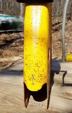 Vintage Yellow Tee Nee Boat Trailer Winch for Parts, Restoration or Use