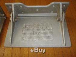 Vintage aluminum STEP-N-TRIM (Trim Tabs only) outboard Feathercraft Wood Boat