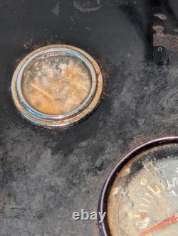 Vintage boat instrument Switching Control Gauge panel For Parts