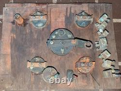 Vintage boat instrument Switching Control Gauge panel For Parts