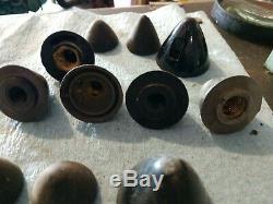 Vintage boat motor cone nuts assortment outboard parts
